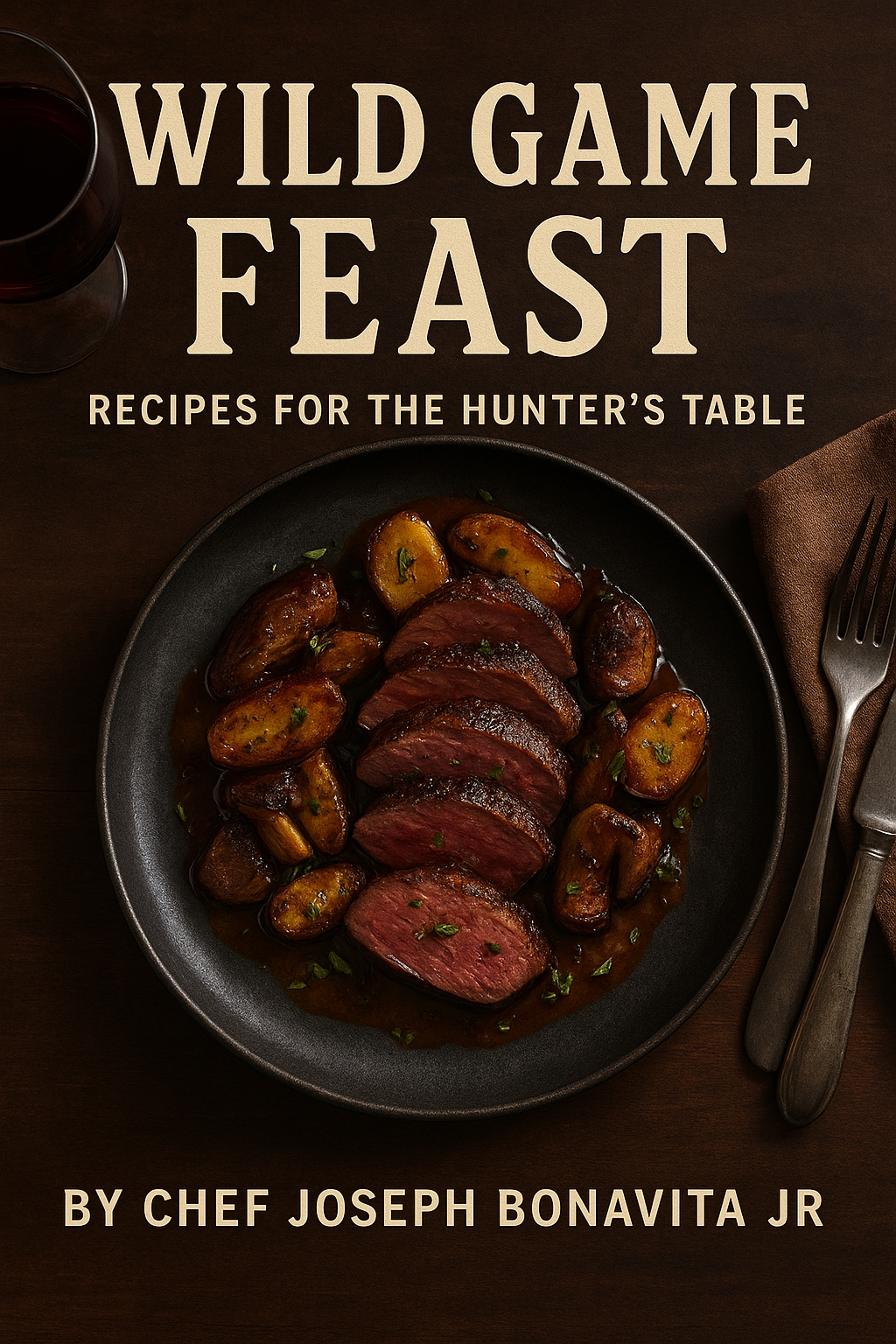 Chef into the Wild - Wild Game Feast Cookbook Cover